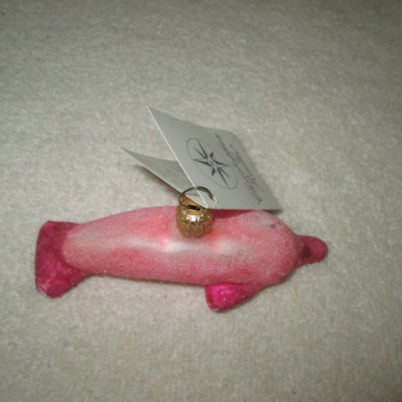 Christopher Radko Christmas Ornament 1998 Dolphin Frost $98-002-0 - Picture 4 of 9